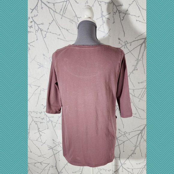 Pure Jill Pastel Pink Cotton Two Pocket Knit Tunic - Picture 3 of 4